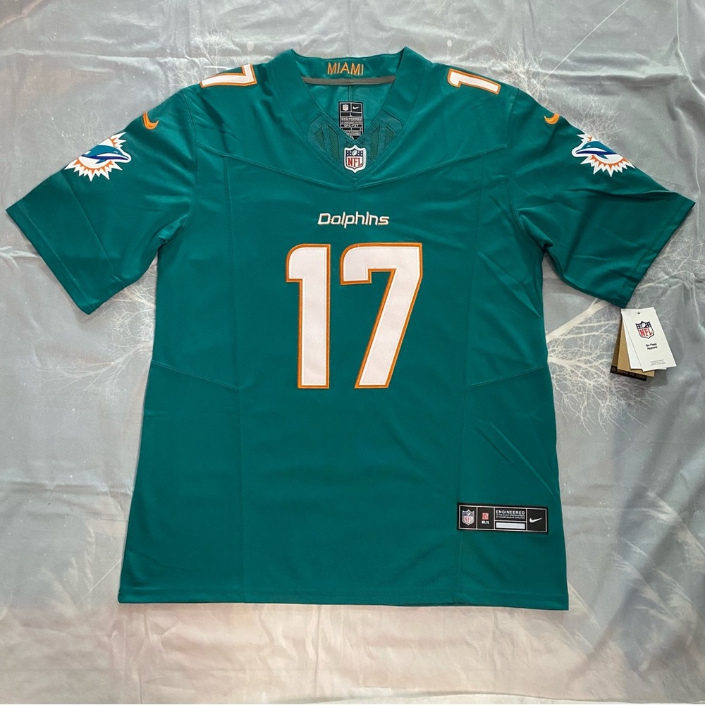 Miami Dolphins #17 Waddle NFL Jersey